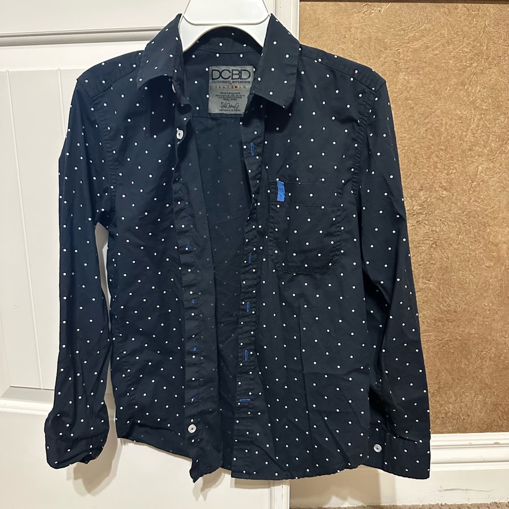 Boys long sleeve button down